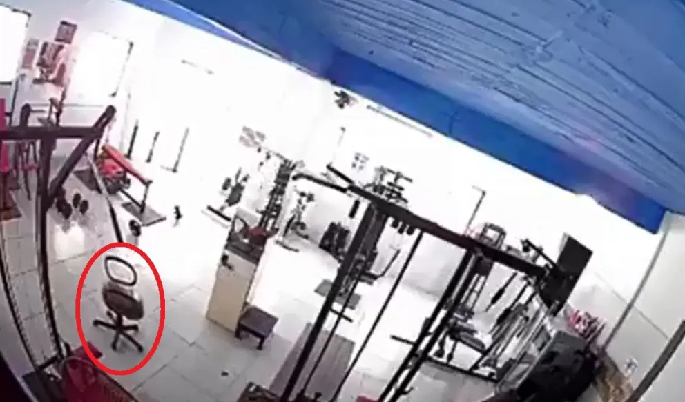 ¿Será real? Captan a un espíritu en un gimnasio