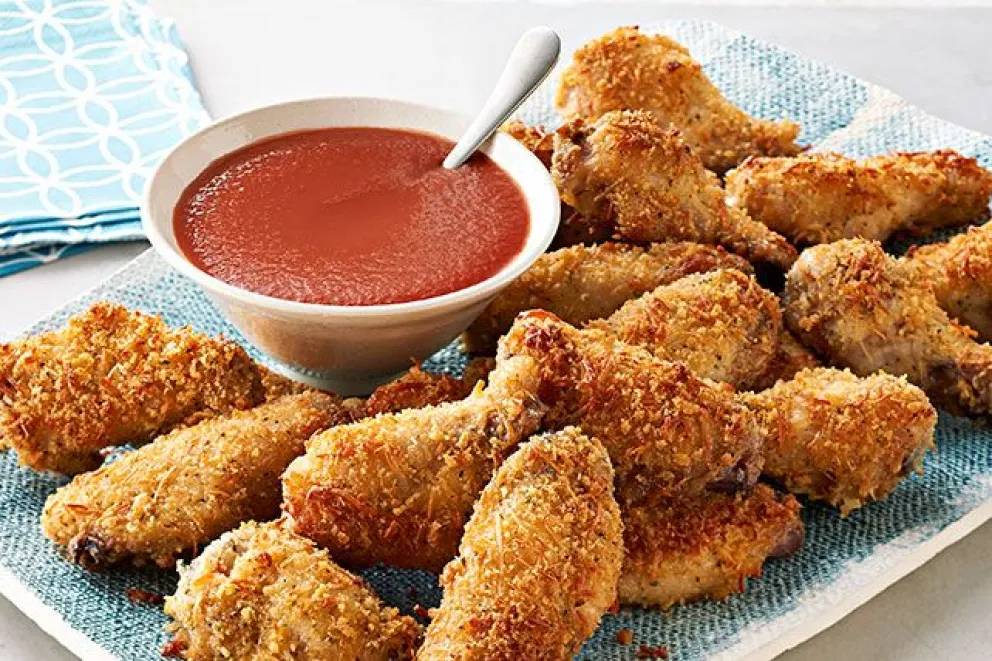 Cómo hacer alitas de pollo súper crocantes y con queso