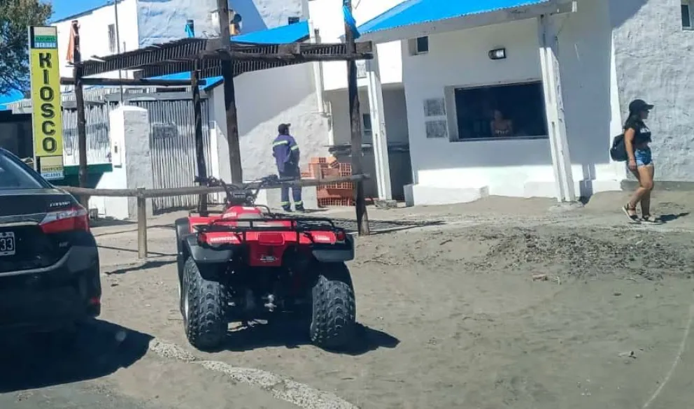 Hay restricciones y excepciones para la circulación de cuatriciclos en el balneario El Cóndor