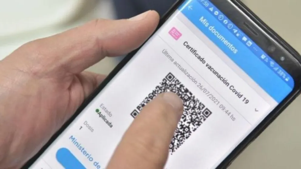 Hoy 1 de enero entró el vigencia el pase sanitario a nivel nacional