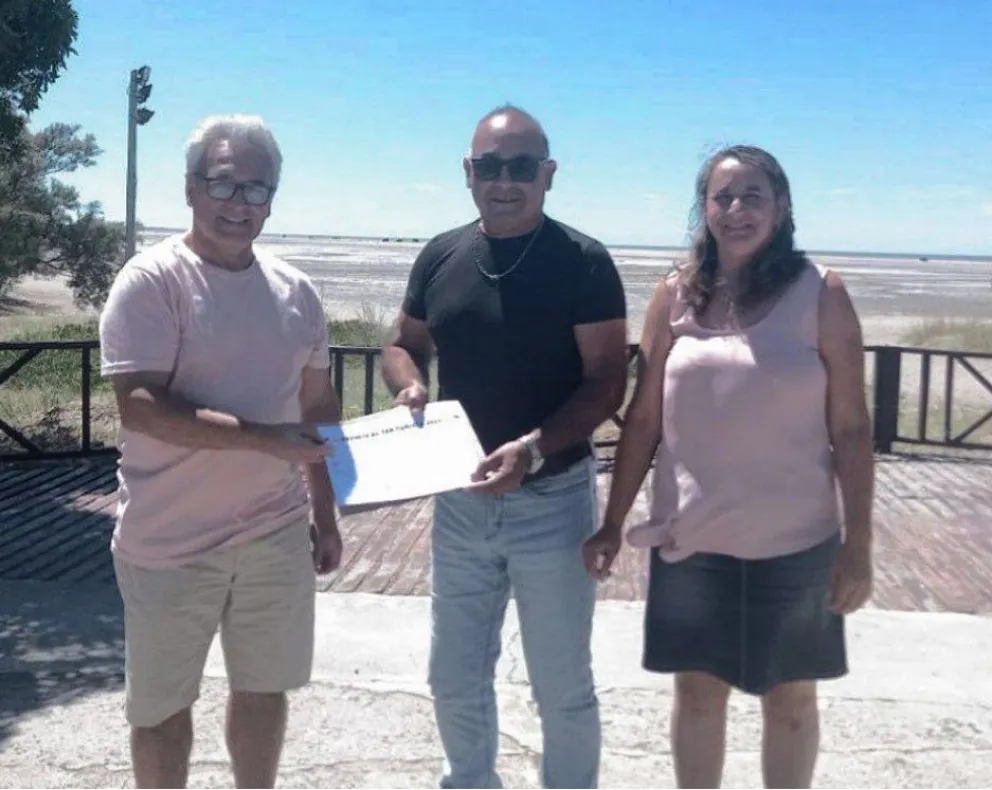 El primer turista en El Cóndor es pampeano y ya tiene su premio de bienvenida 