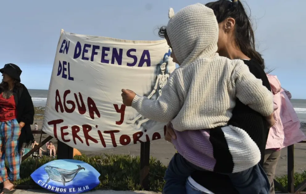 El “Atlanticazo” contra la explotación petrolera en el mar se sintió en El Cóndor