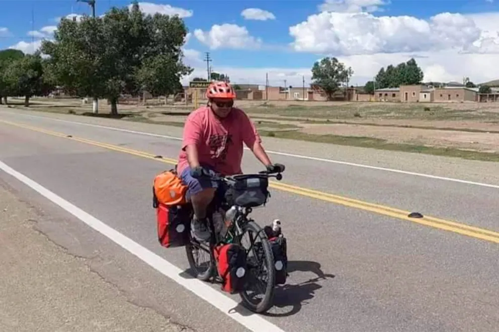 El posteo que dejó el rionegrino que quiso unir La Quiaca con Río Negro y murió por un rayo