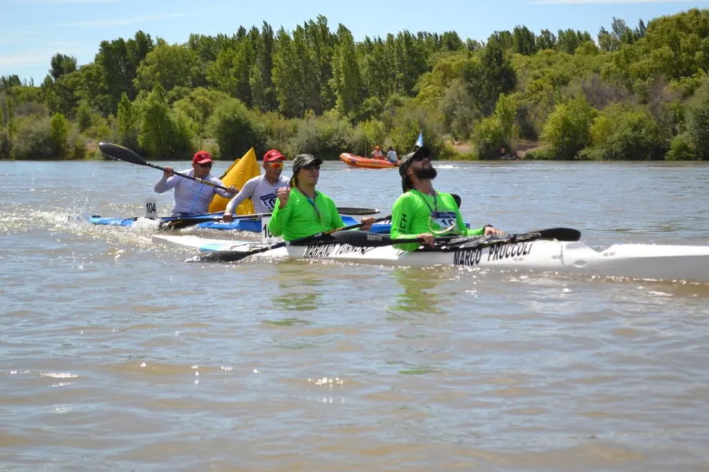Regata del río Negro: Repasá los tiempos de la clasificación general y la segunda etapa
