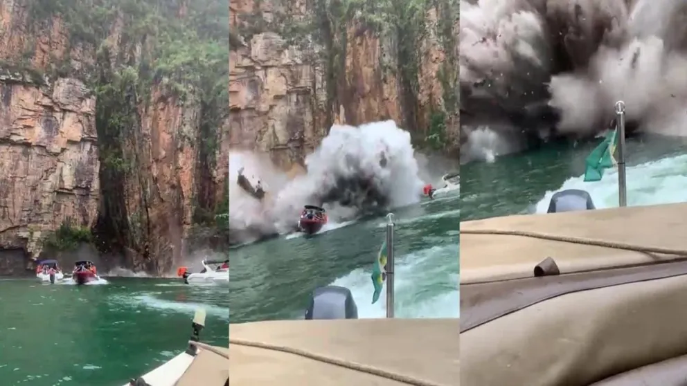 Derrumbe de un acantilado en Brasil: Al menos 10 muertos