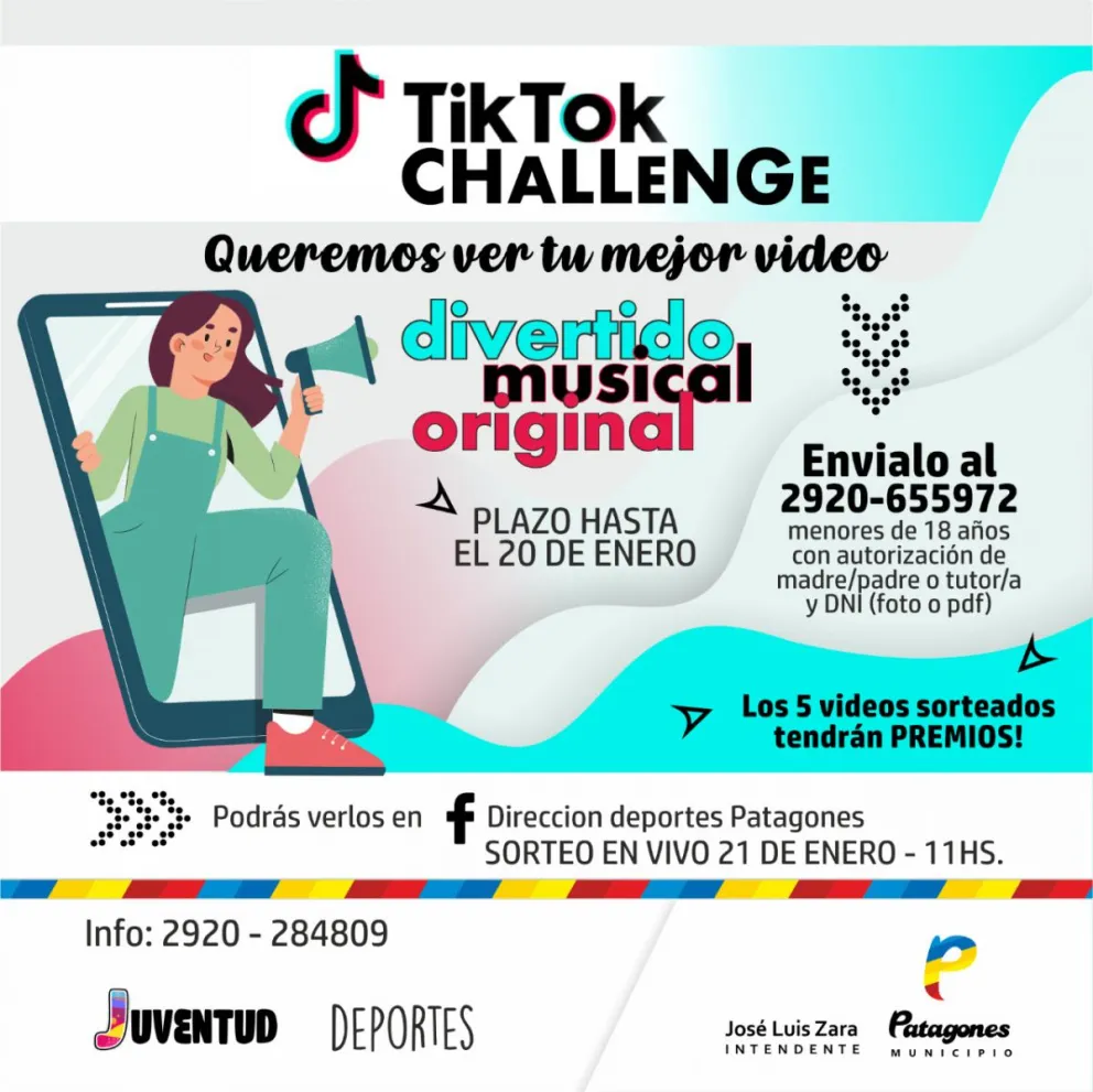 Concurso de TikTok: el divertido challenge para jóvenes de la Comarca 