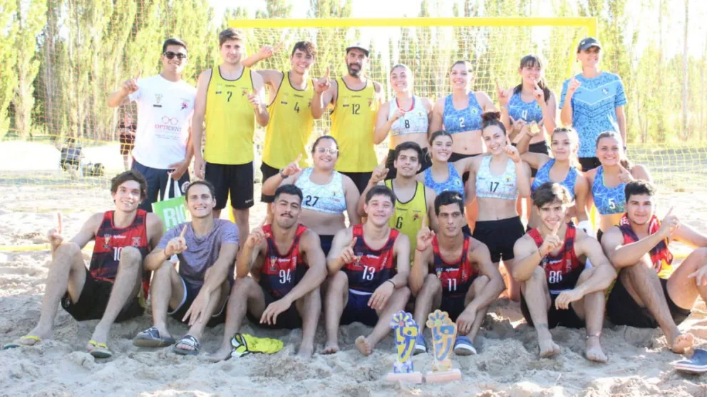 Circuito Patagónico de Beach Handball: Los podios de la competencia que se disputó el fin de semana