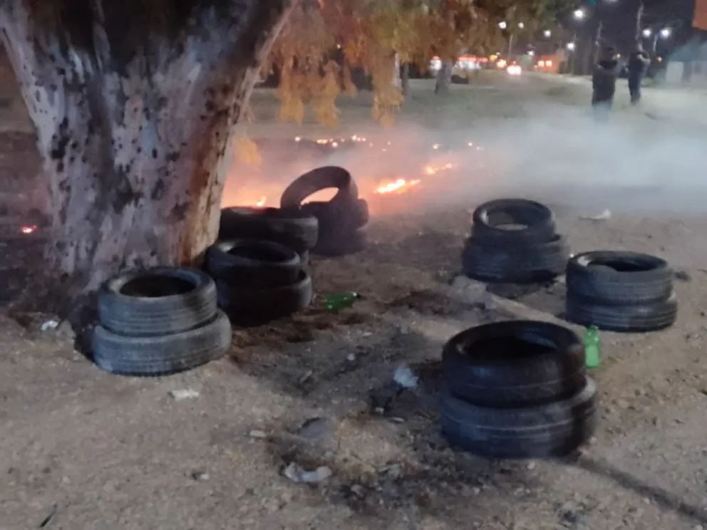 Se quemó un "bar a cielo abierto"