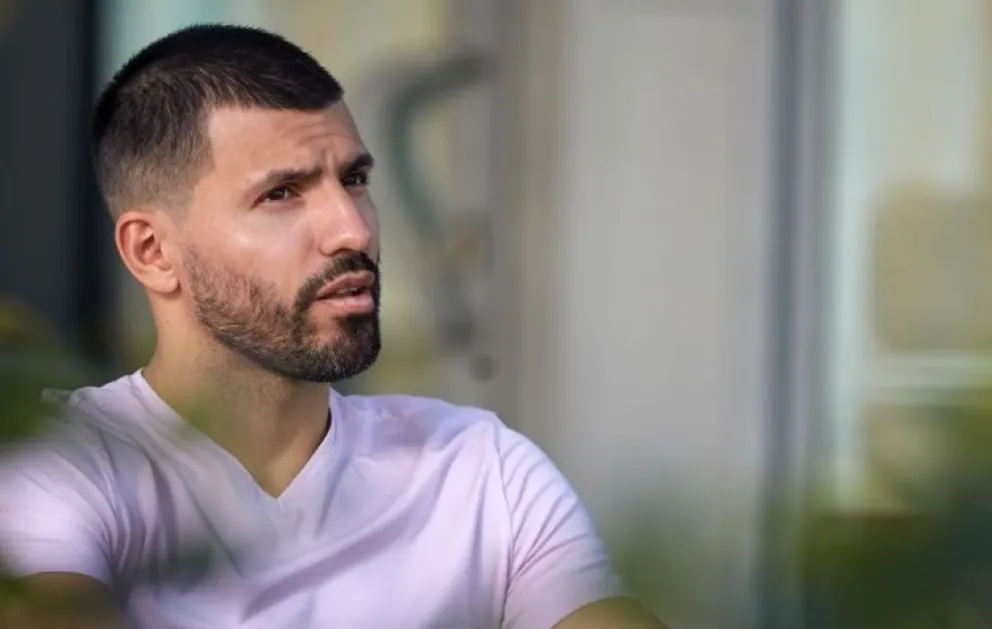 A un mes de anunciar su retiro del fútbol, el Kun Agüero entrena otro deporte