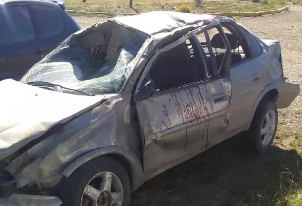 El trayecto del mar a los Andes terminó en un vuelco y una mujer resultó con traumatismo de cráneo