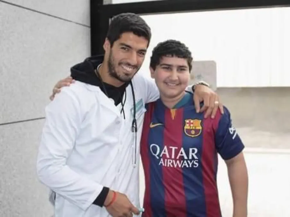 Luis Suárez hizo emocionar a todos en redes sociales