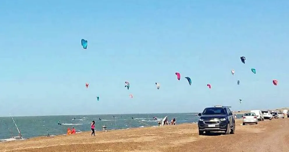 San Blas se prepara para un fin de semana a puro kitesurf