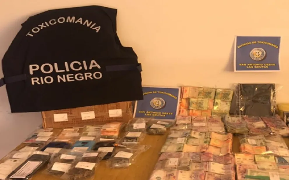 La Policía de Río Negro propinó un golpe al narcotráfico