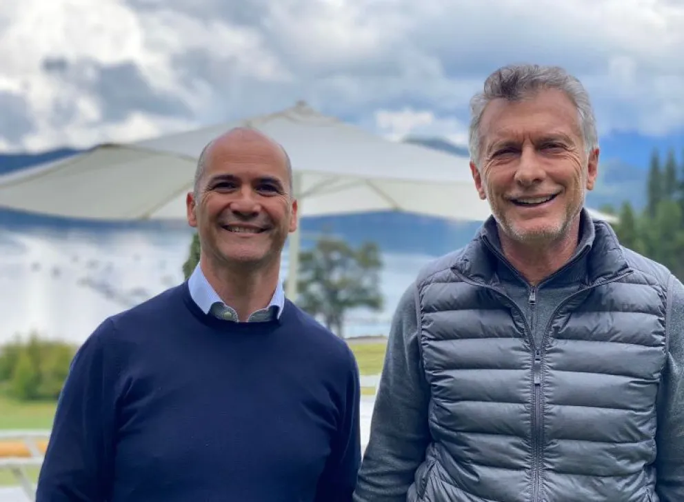 En La Angostura: Macri recibió a Juan Martín