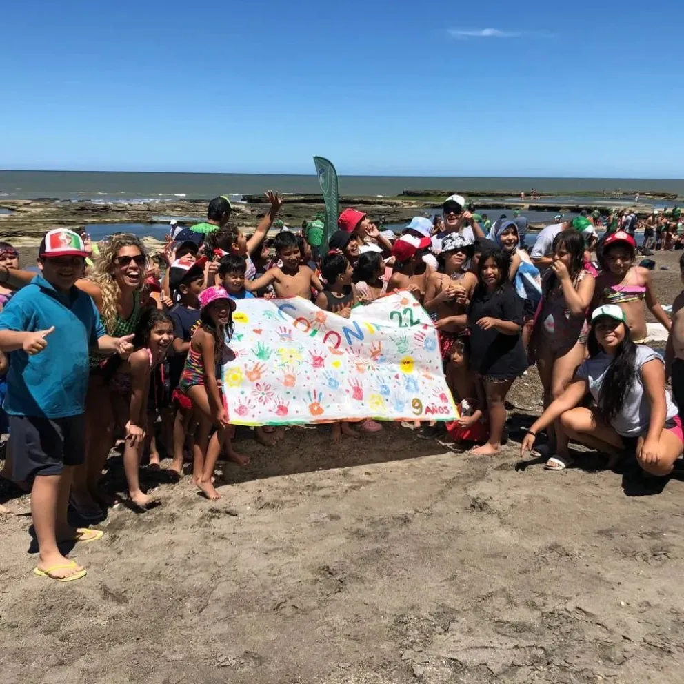 Niños y niñas de la colonia visitaron La Lobería