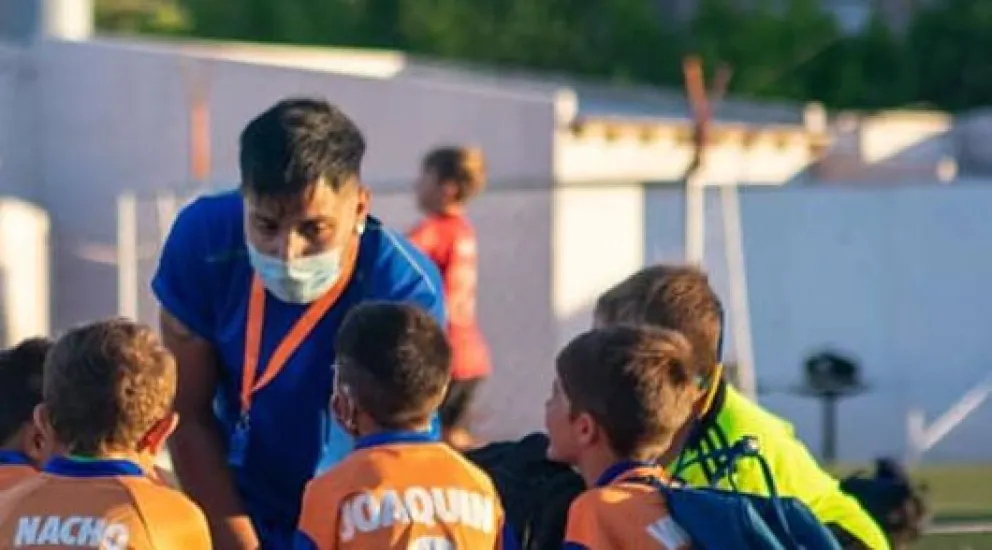 Messi está jugando su primer Mundialito Infantil en Roca