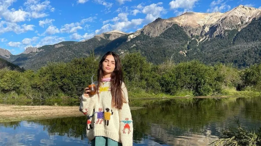 Así es el home office de Zaira Nara en San Martín de los Andes