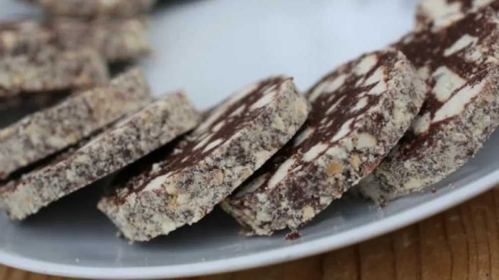 Salchichón de chocolate: no te pierdas la receta de esta delicia