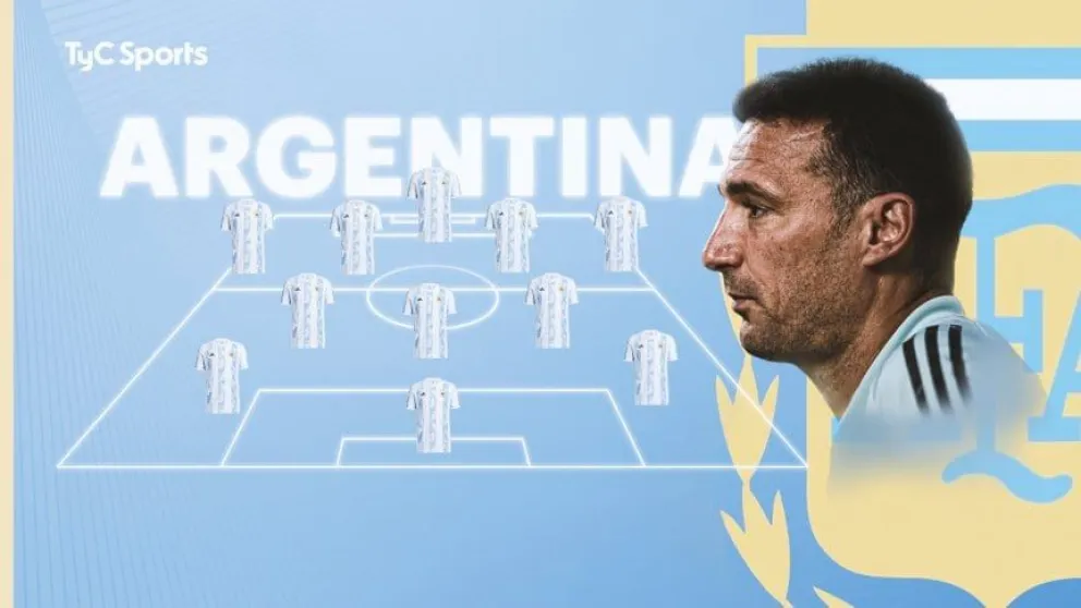 Cómo formará la Selección Argentina ante Colombia: Estos son los 11 de Scaloni
