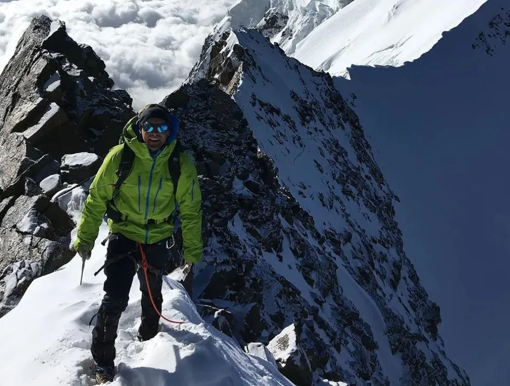 Un dron divisó el cuerpo del andinista italiano que murió tras la avalancha en El Chaltén