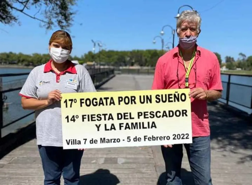 En la Villa 7 de Marzo se preparan para la Fiesta del Pescador y la Familia