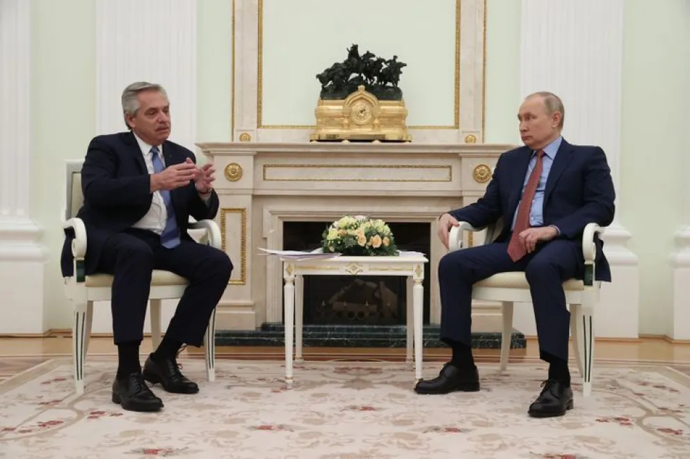 Fernández agradeció a Putin: "Ustedes estuvieron cuando el resto del mundo no nos asistía"