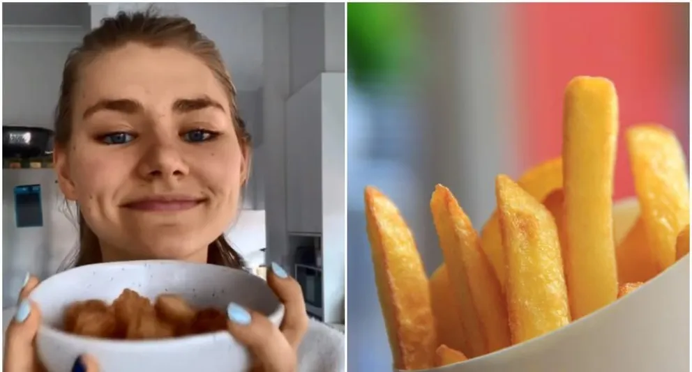 Crujientes por fuera y blandas por dentro: el truco para hacer papas fritas con un rallador 