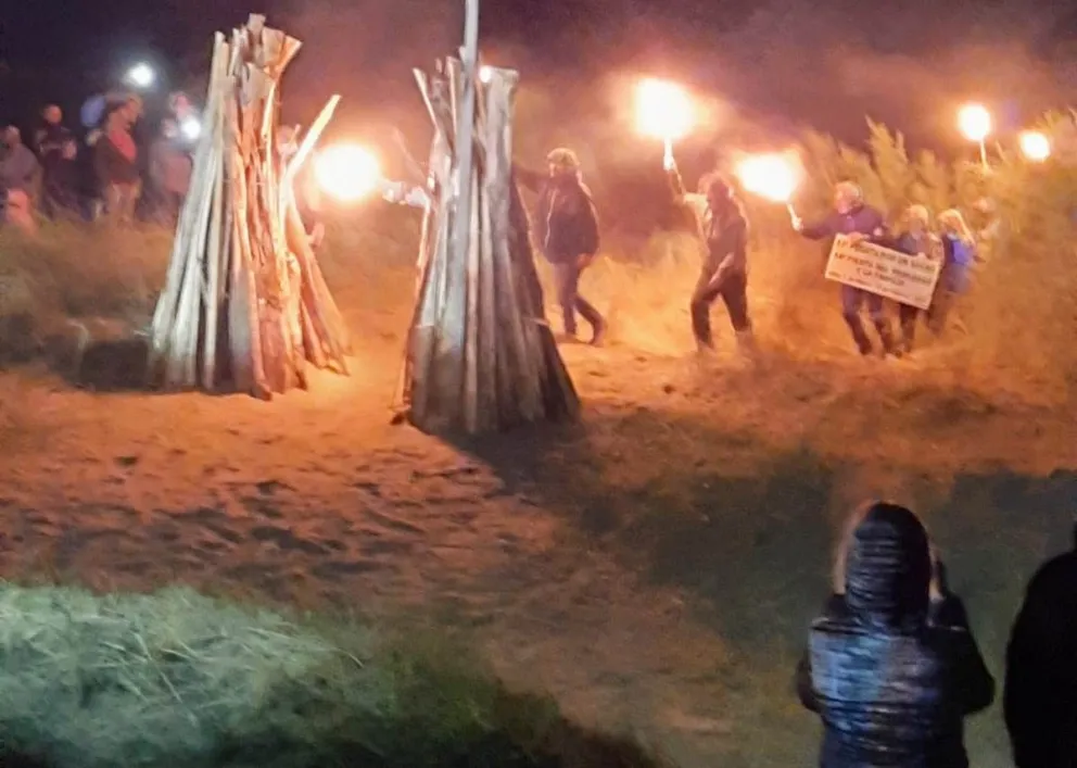 Todo listo para una nueva celebración en el balneario La Baliza. 