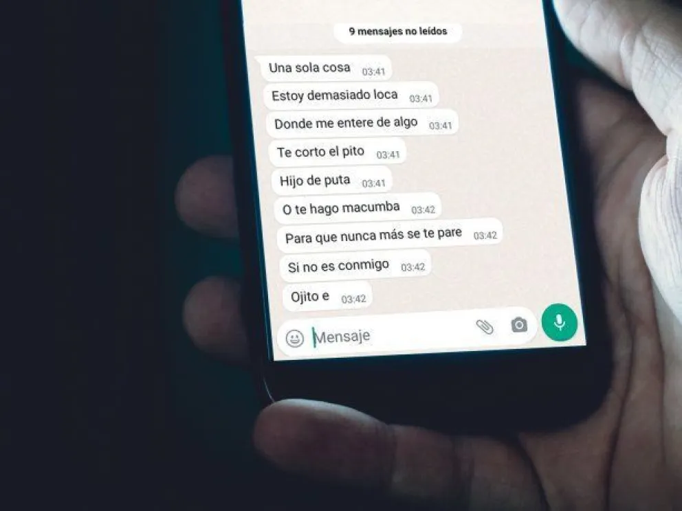 “Te hago una macumba”: un joven publicó el violento mensaje que le envió su ex y se hizo viral