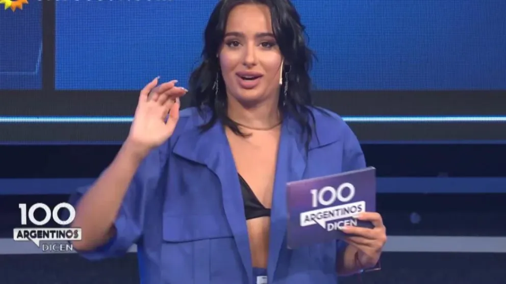 En "100 argentinos dicen", Flor Jazmín Peña fue sorprendida con la respuesta de una participante
