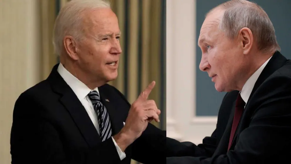 Biden le advirtió a Putin que retire sus tropas de Ucrania o sufrirá “costos severos”