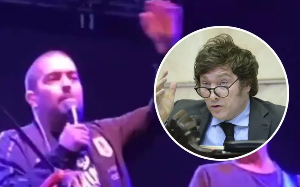 Patricio Fontanet fue lapidario con Milei y lo tildó de "nazi" en un concierto