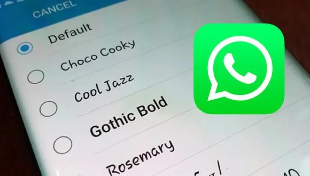WhatsApp: truco para cambiar la letra o estilo de fuente 