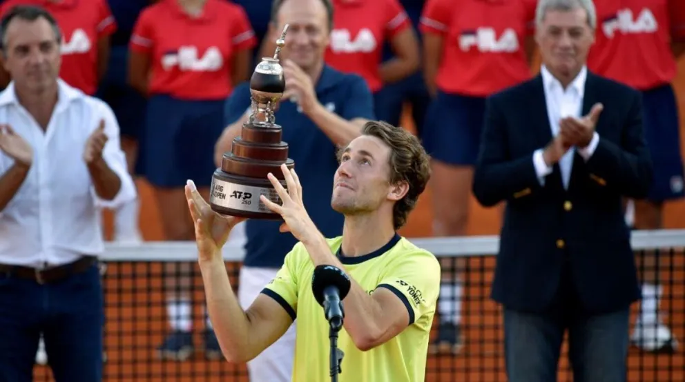 Casper Ruud venció a Diego Schwartzman y es el nuevo campeón del Argentina Open