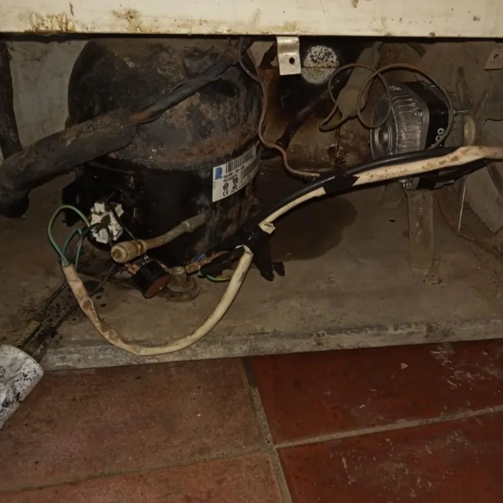 Pagó 18 mil pesos para que le arreglen un freezer y casi se prende fuego