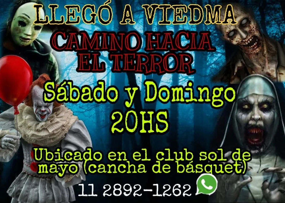 Por primera vez en Viedma, se viene el "Laberinto del Terror"