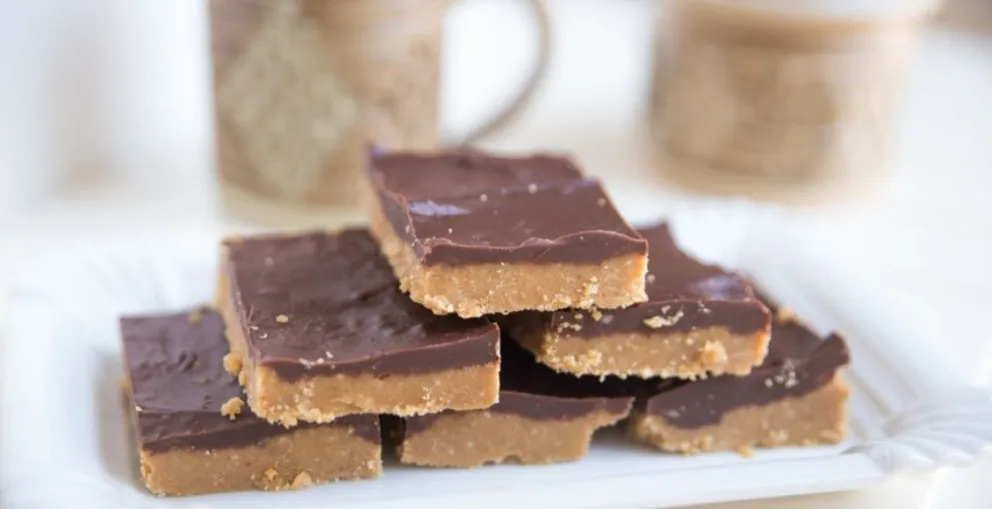 Prepará cuadrados de chocolate y maní, ¡sin horno!