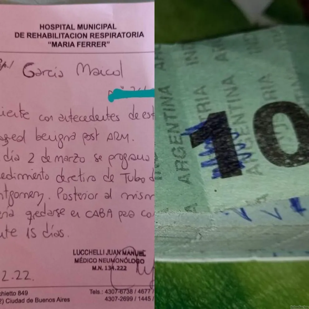 Maicol se debe realizar una operación compleja y necesita dinero para viajar