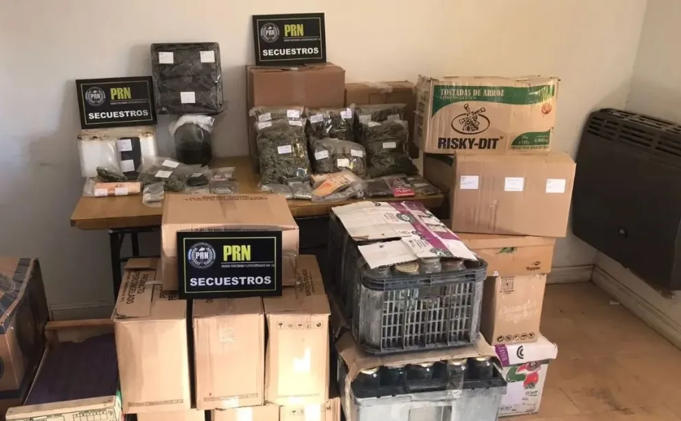 Allanamientos en Río Negro: Secuestran plantas de marihuana, cocaína y dinero en efectivo