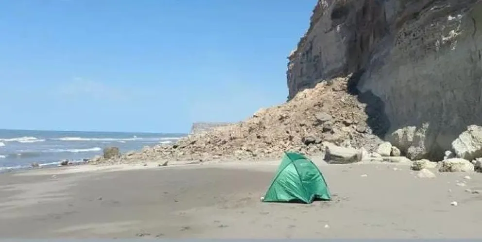 La furia de la naturaleza espantó a todos en Playa Bonita