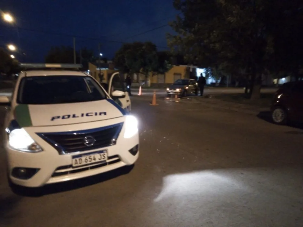 Dos heridos por un choque en la noche del domingo en Viedma