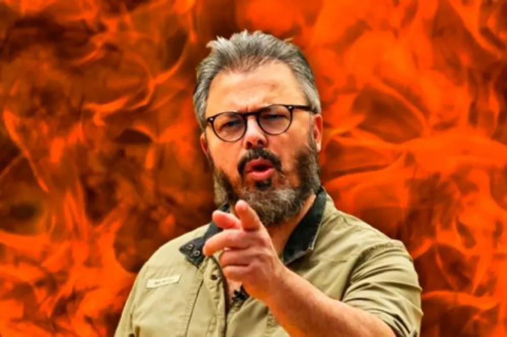 Se calentó el "Tano": Denise Dumas preparó unos fideos y se pudrió todo en Masterchef