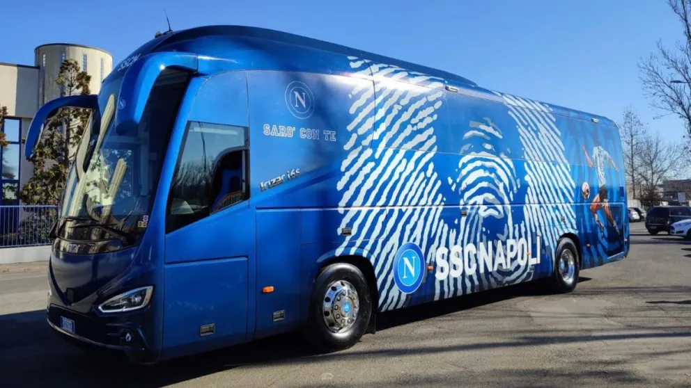 Napoli le hizo un homenaje espectacular a Diego Maradona