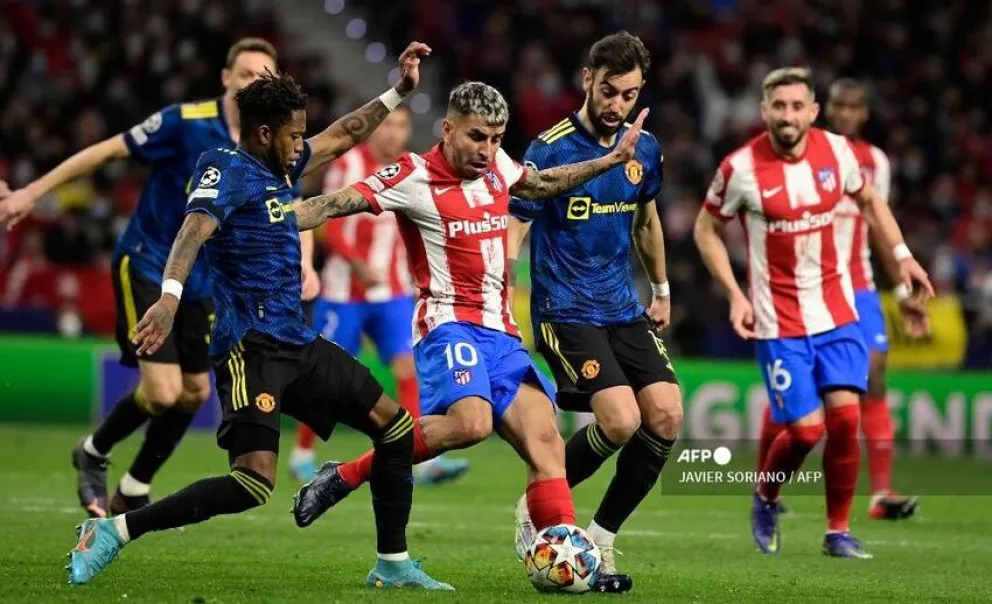 Atlético Madrid perdonó y Manchester United se lo terminó empatando