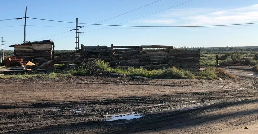Ni las medianeras de las tomas se salvaron del temporal