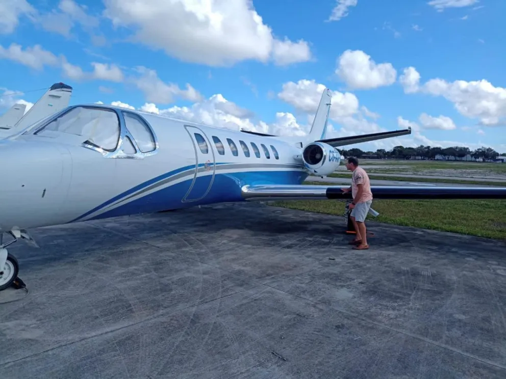 Este es el avión sanitario que adquirió la provincia de Río Negro