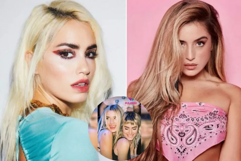 Lali a los besos con una cantante en Madrid: el video