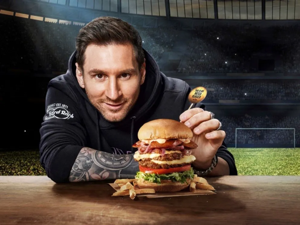 Salió a la venta la Messi Burger: cuánto sale y cuáles son sus ingredientes