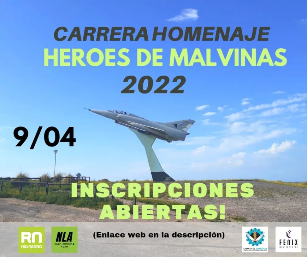 Habrá una carrera homenaje a héroes y veteranos de Malvinas