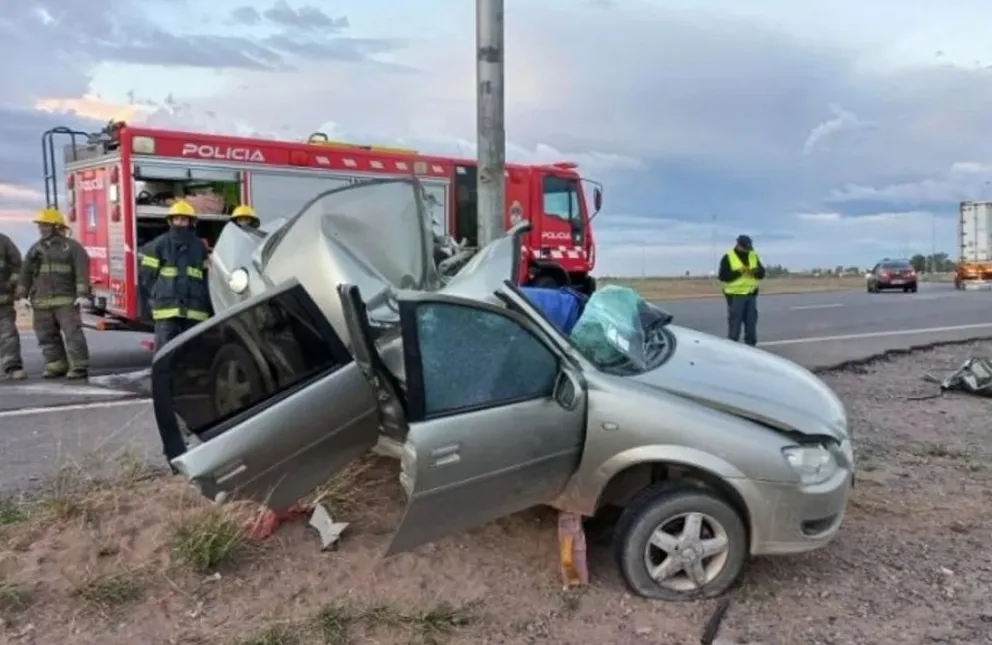 No vio la rotonda, chocó con su Corsa y falleció